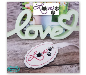 Stickdatei - Katze Love